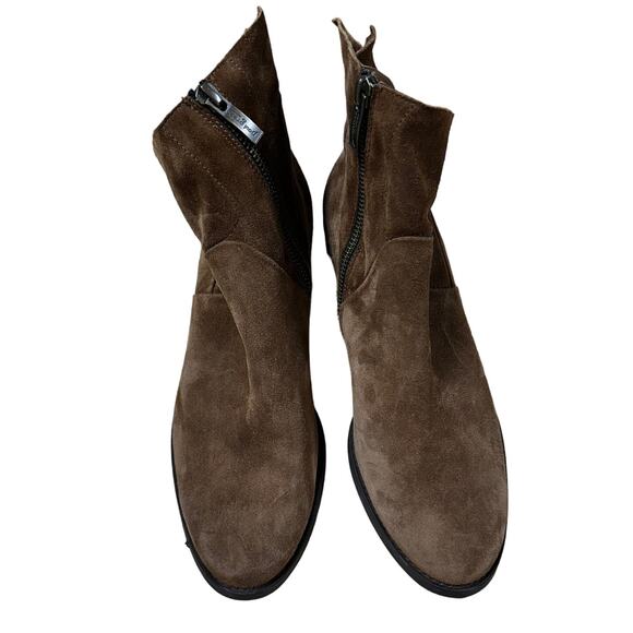 Paul Green NWOB Nicole Tan Soft Suede Western Almond Boot Size 3.5 (US 6) Bootie - Picture 7 of 11